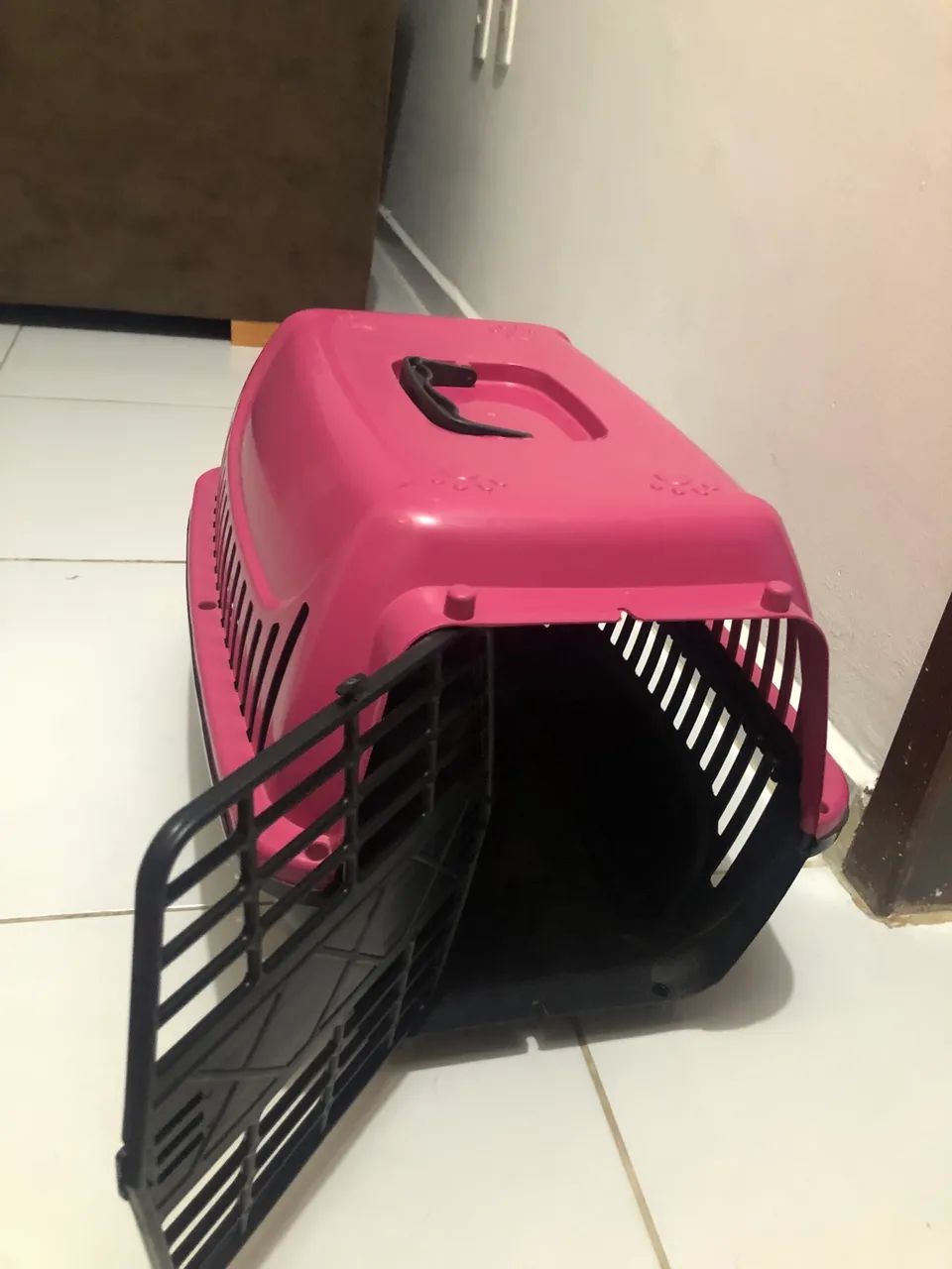 Caixa transportadora e duas bolsas para cães de porte pequenos ? - Foto 4