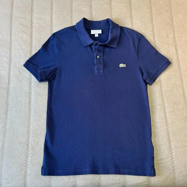 polo lacoste azul-marinho