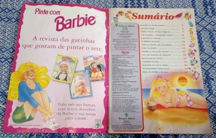 Revista Da Barbie Ed. Abril No 21 Fevereiro 1998 - Foto 2