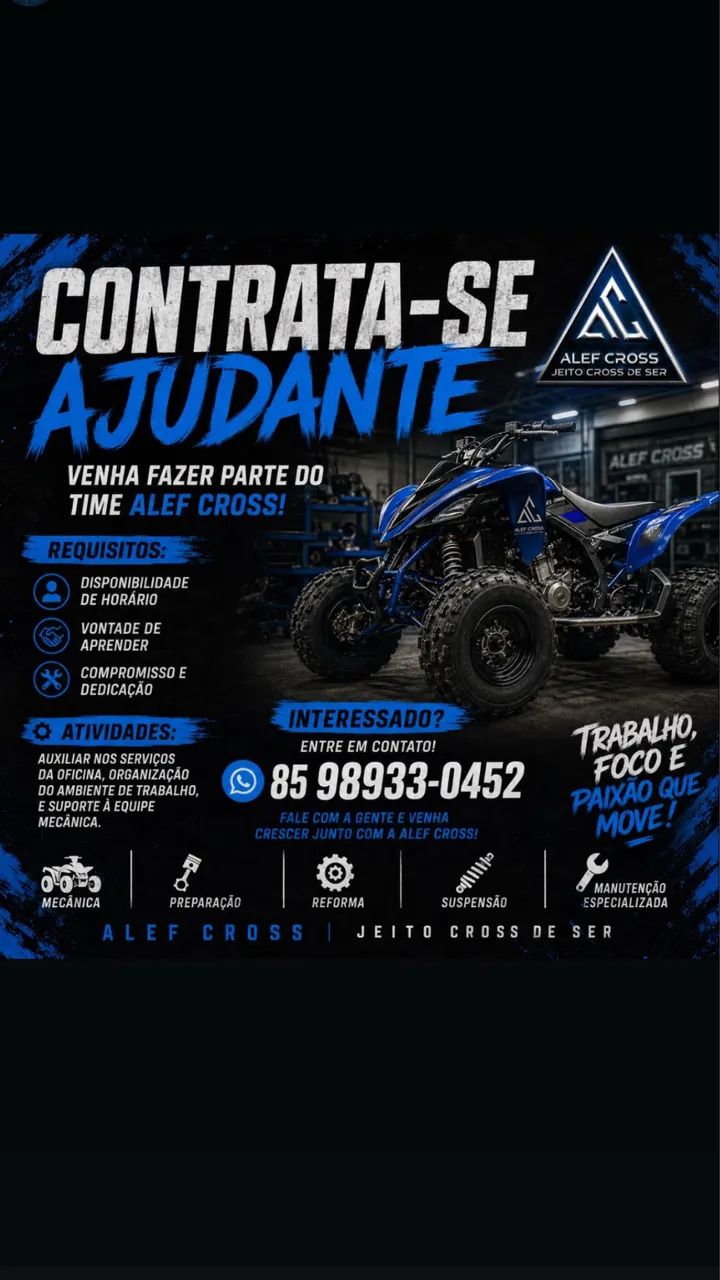Vaga de emprego mecânico 