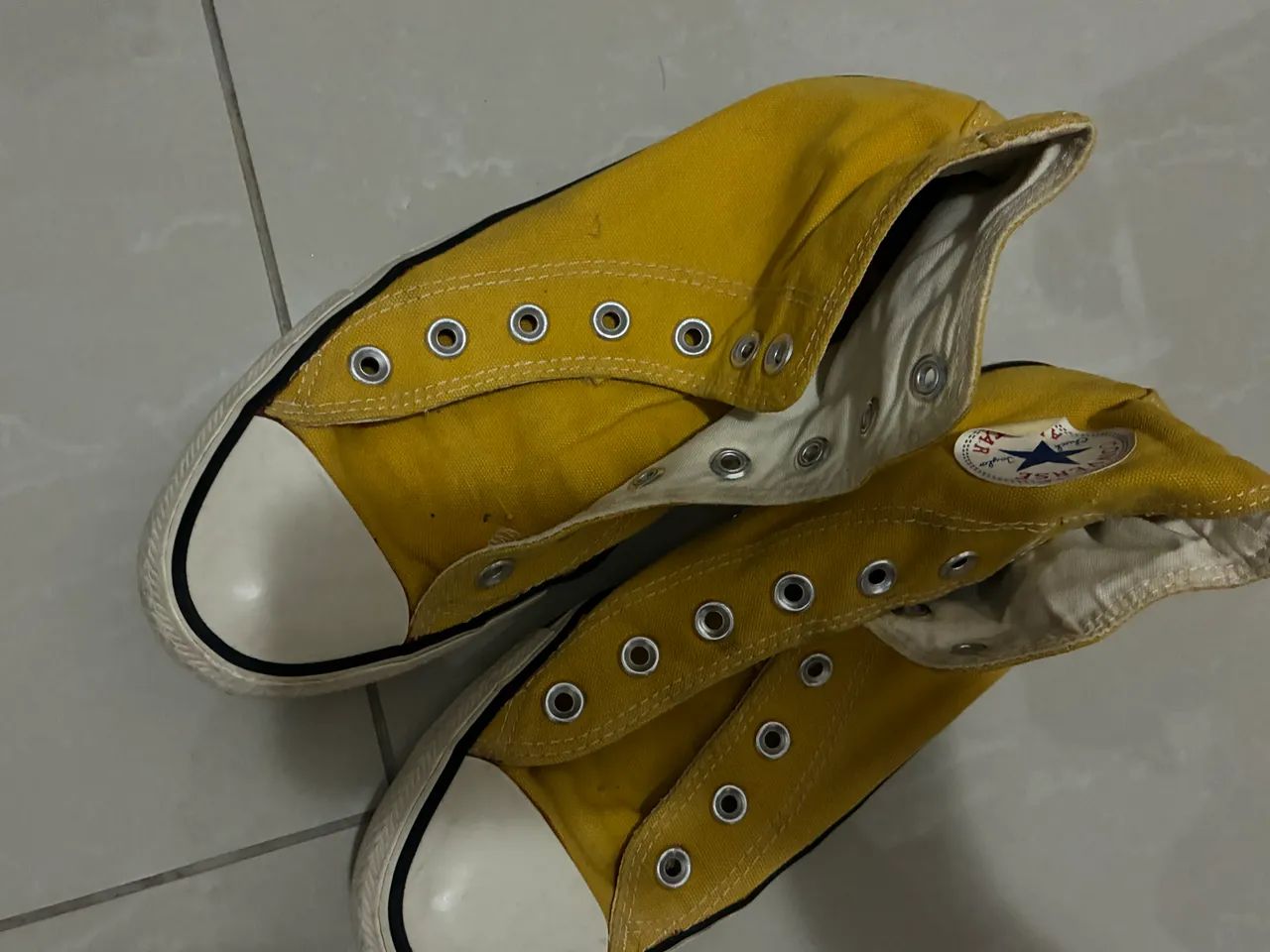 tênis converse all star amarelo 37 - Foto 3