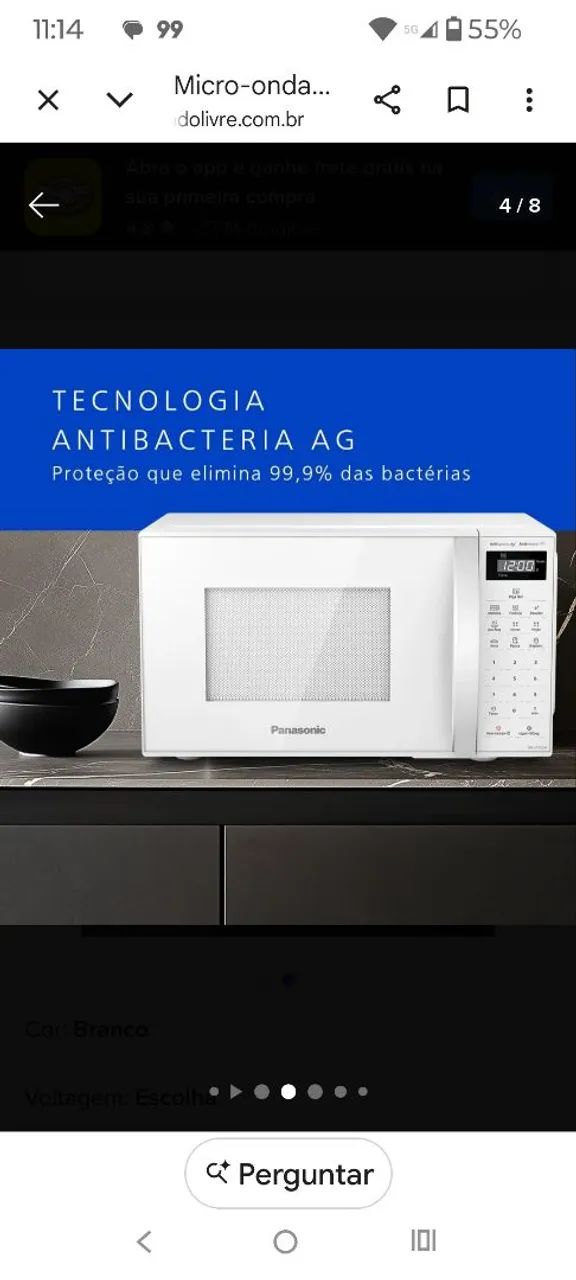 Microondas novo na embalagem  - Foto 2