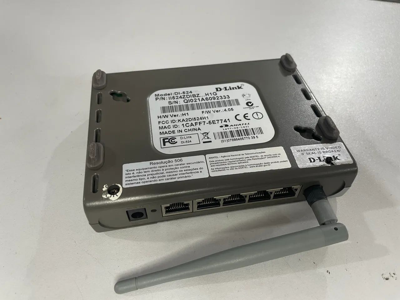 Roteador da D-Link Modelo DI-524 Wireless  - Foto 5