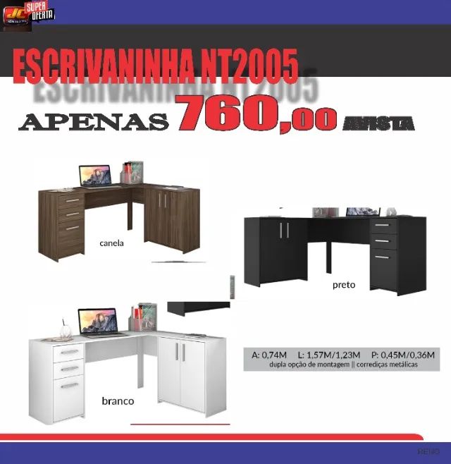 ESCRIVANINHA EM L NT2005