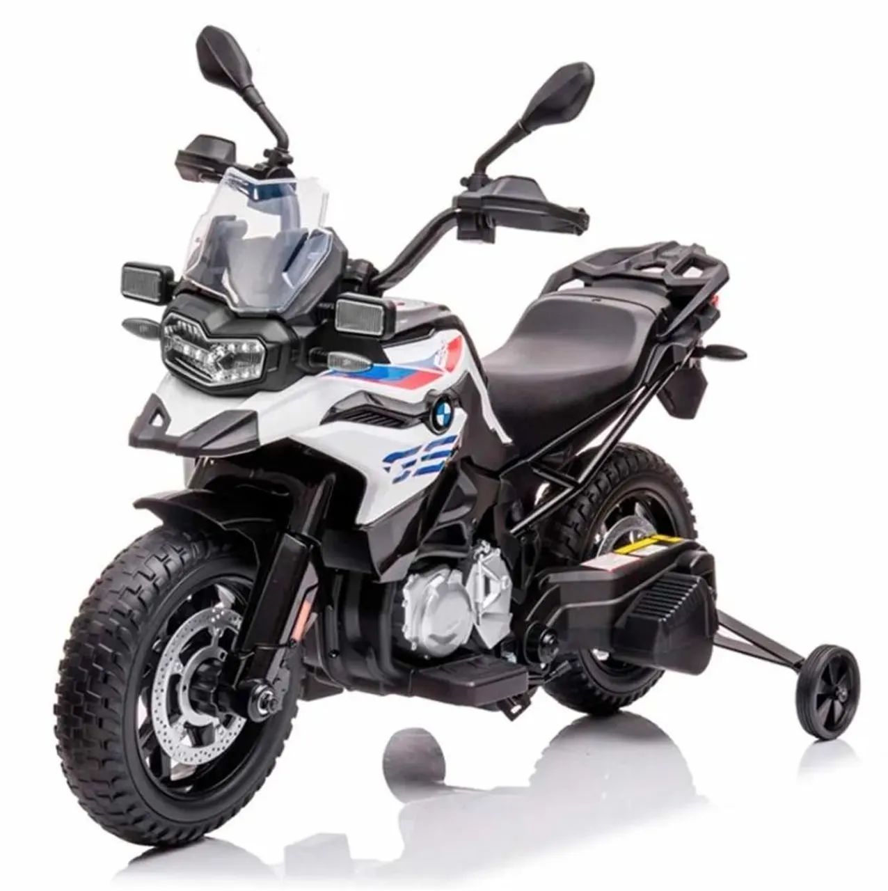 Moto Eletrica Infantil Bmw F850gs 12v Branca Zippy Toys