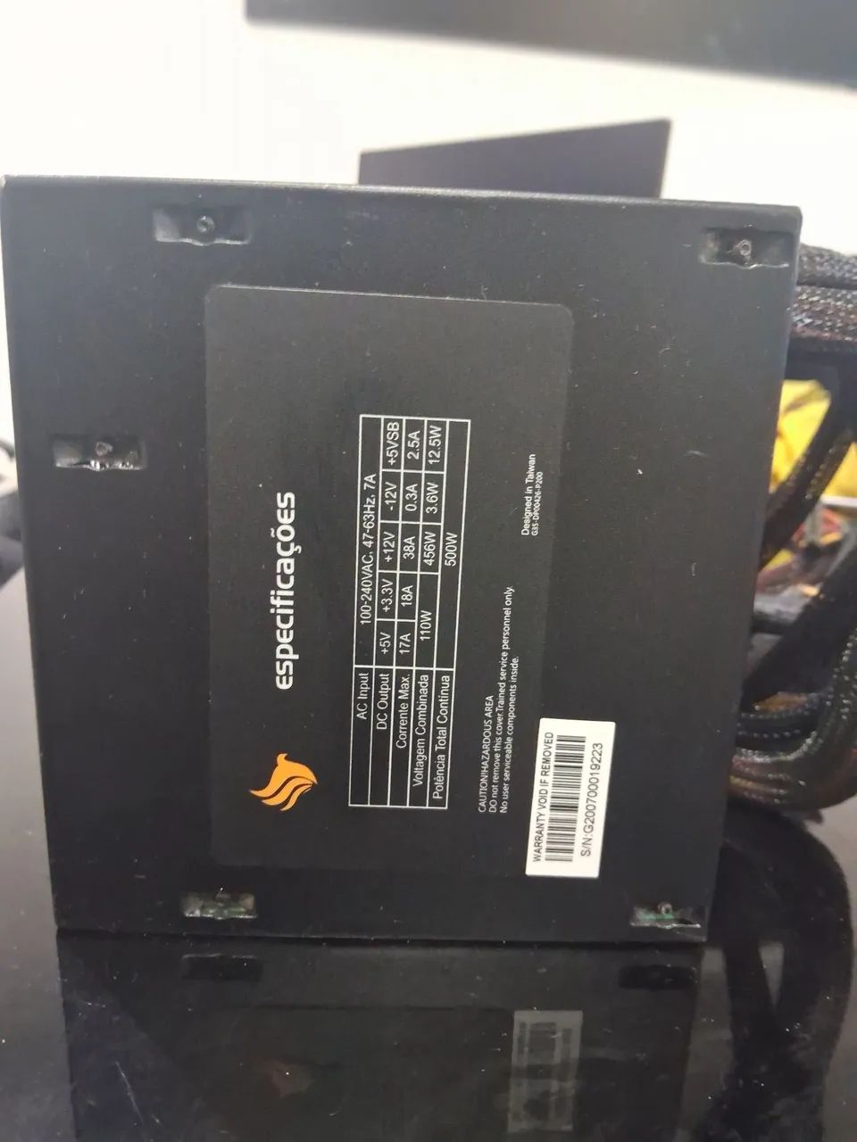 Fonte 500w Nidus 80 plus bronze - Foto 3