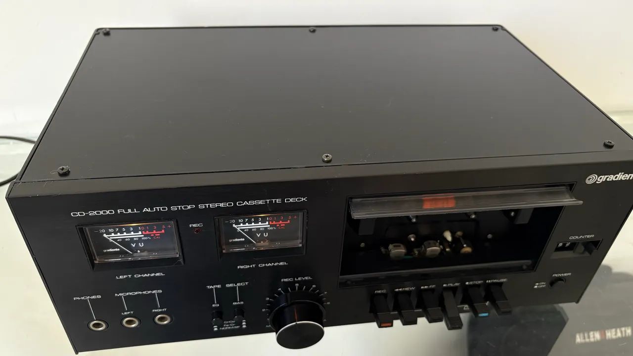 Tape deck Gradiente Cd-2000 - exemplar de colecionador  - Foto 4