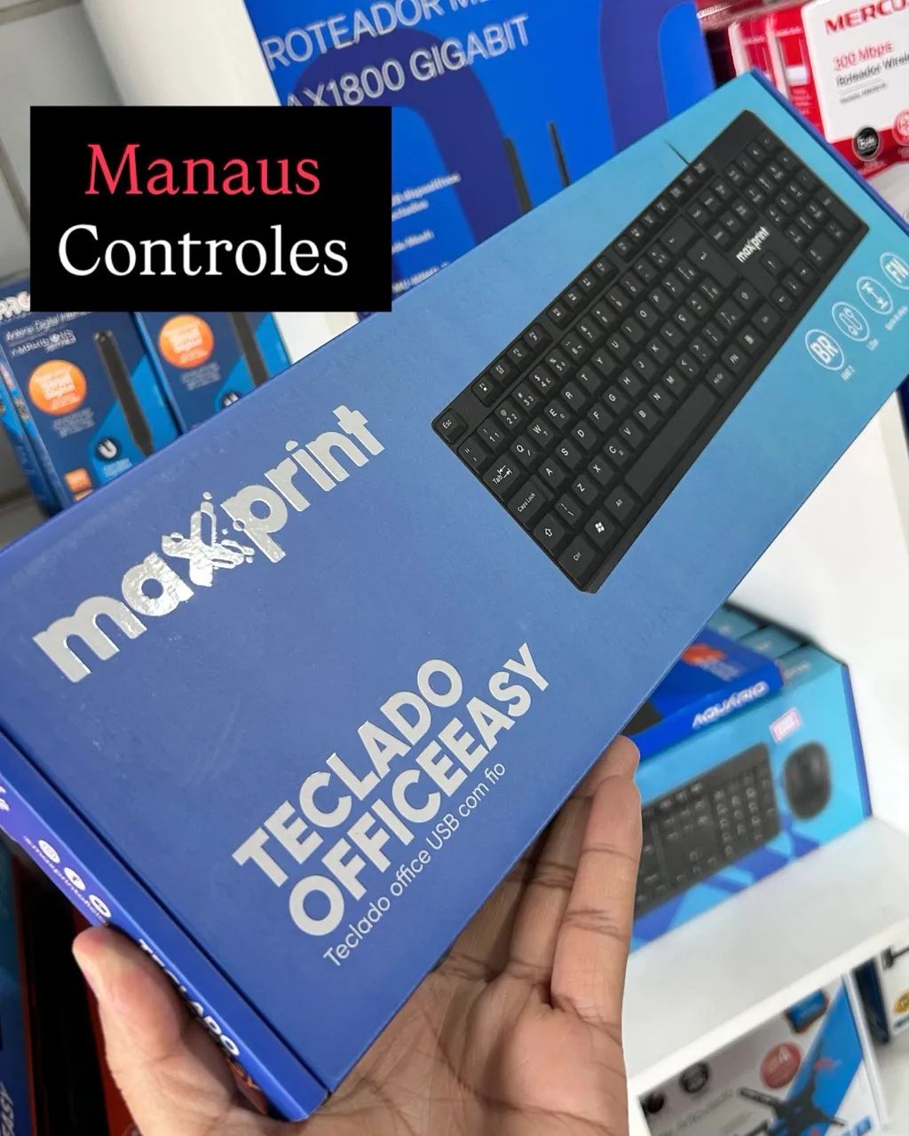 Teclado Básico para Computador MaxPrint ( Com Fio ) - Foto 2