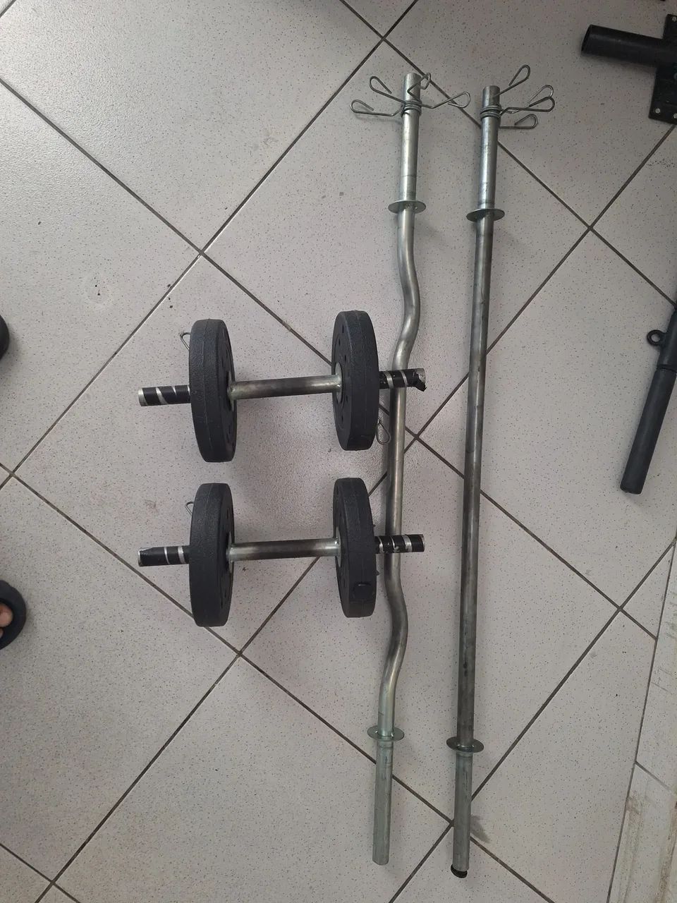Barras para treino