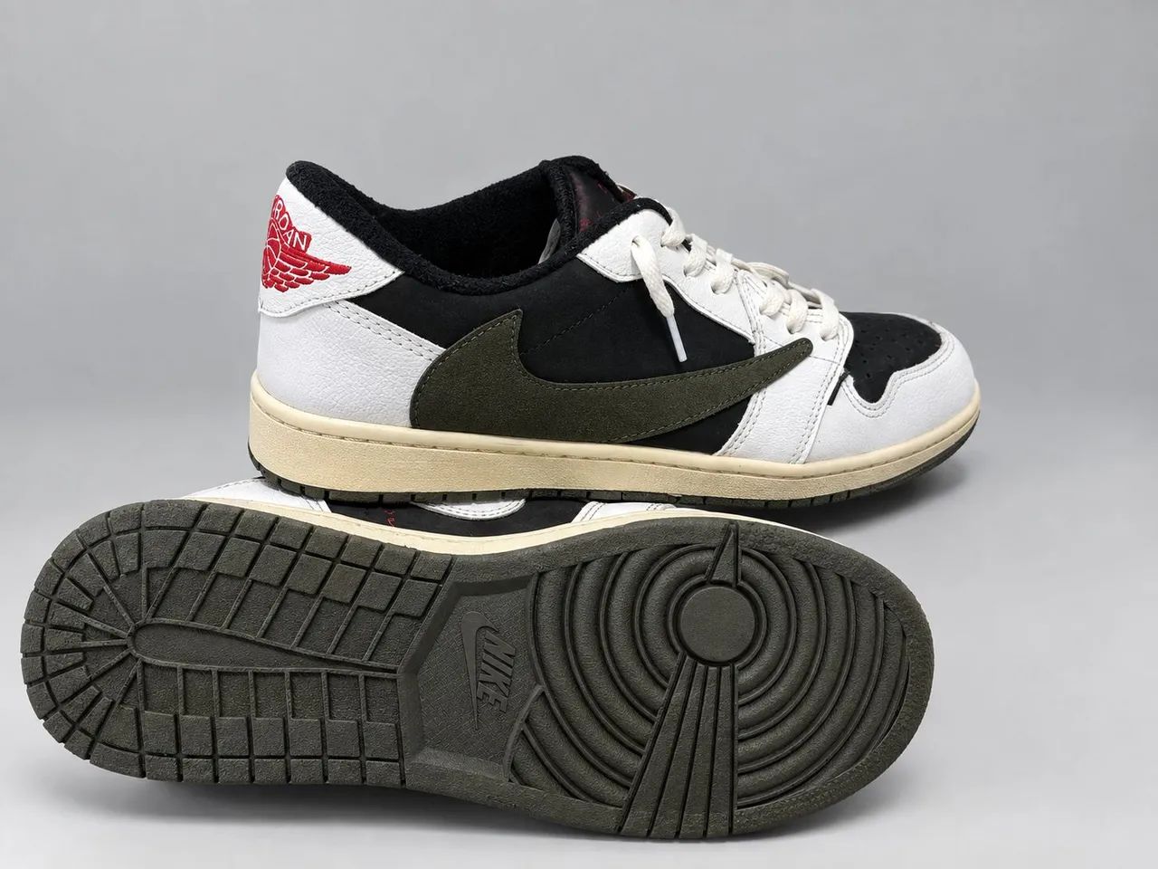 NIKE TRAVIS SCOTT JORDAN 1 LOW "OLIVE" - Foto 3