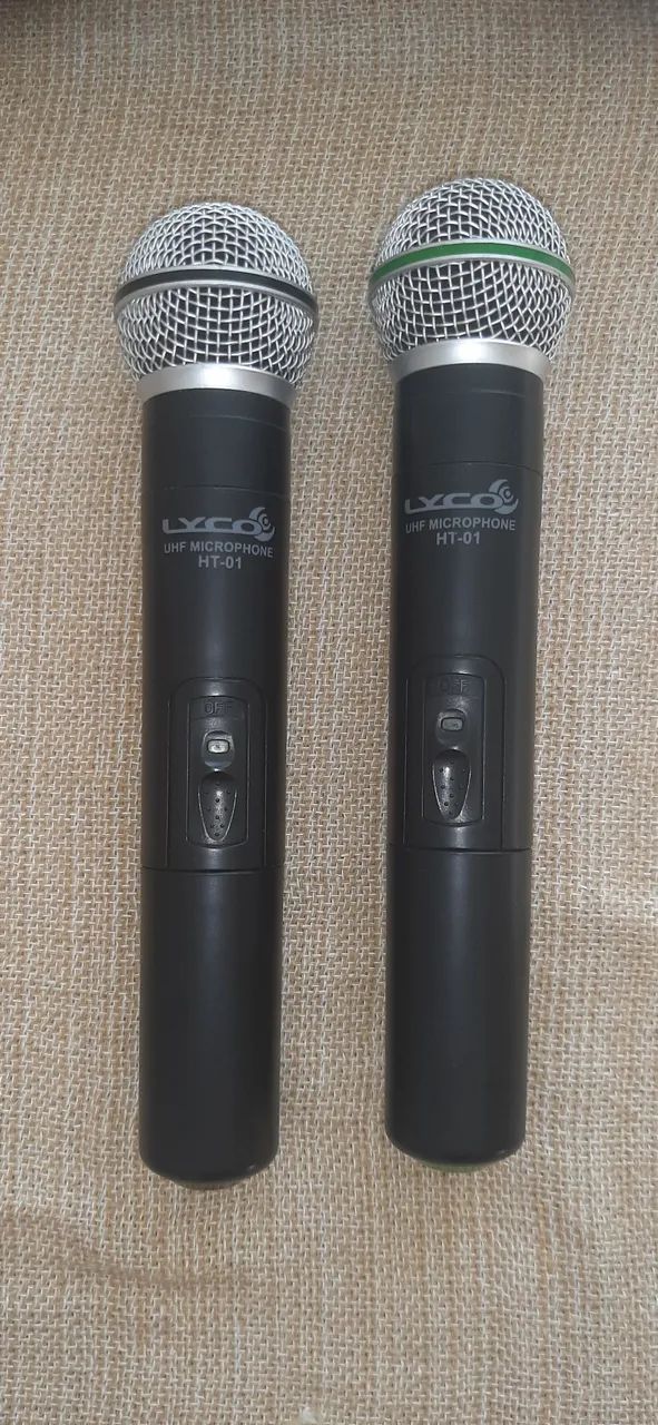Microfone Sem Fio Duplo Lyco UH02MM UHF Profissional + Maleta - Foto 5