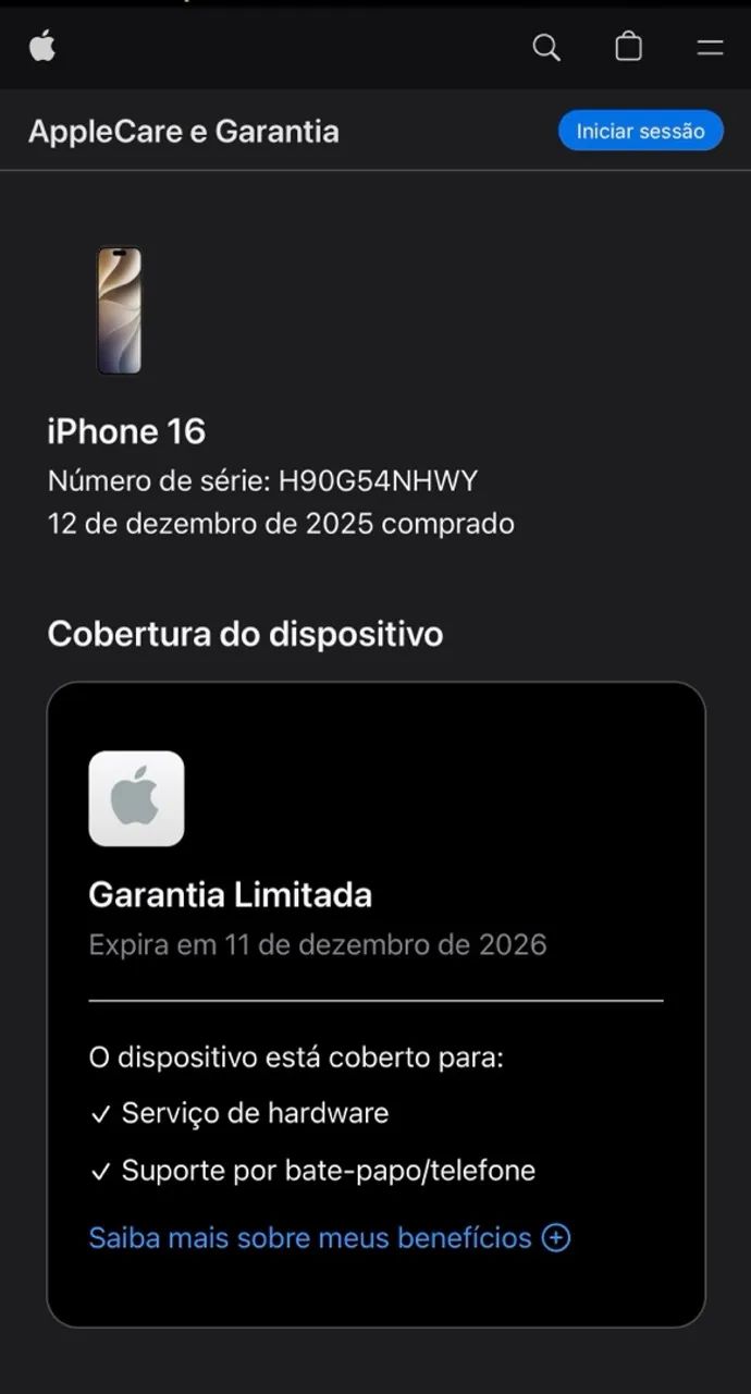 iPhone 16 128GB - Preto - Foto 4