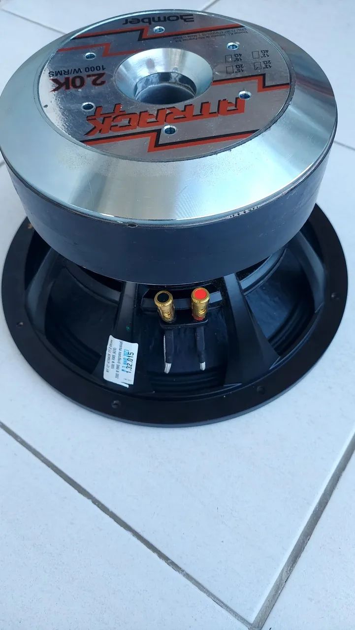 Auto falante 12 Polegadas Atrack tt Bomber 1000 watts RMS - Foto 3