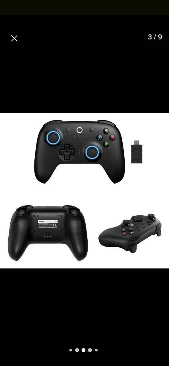 Controle 8bitdo ultimamente 2 v2 preto - Foto 4