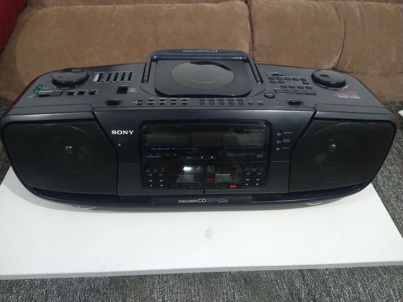 Sony DodecaHorn CD CFD-700 Lançado Em 1989 - Foto 5
