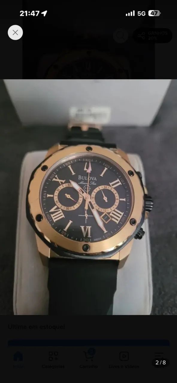 Relógio bulova Marine star  - Foto 3
