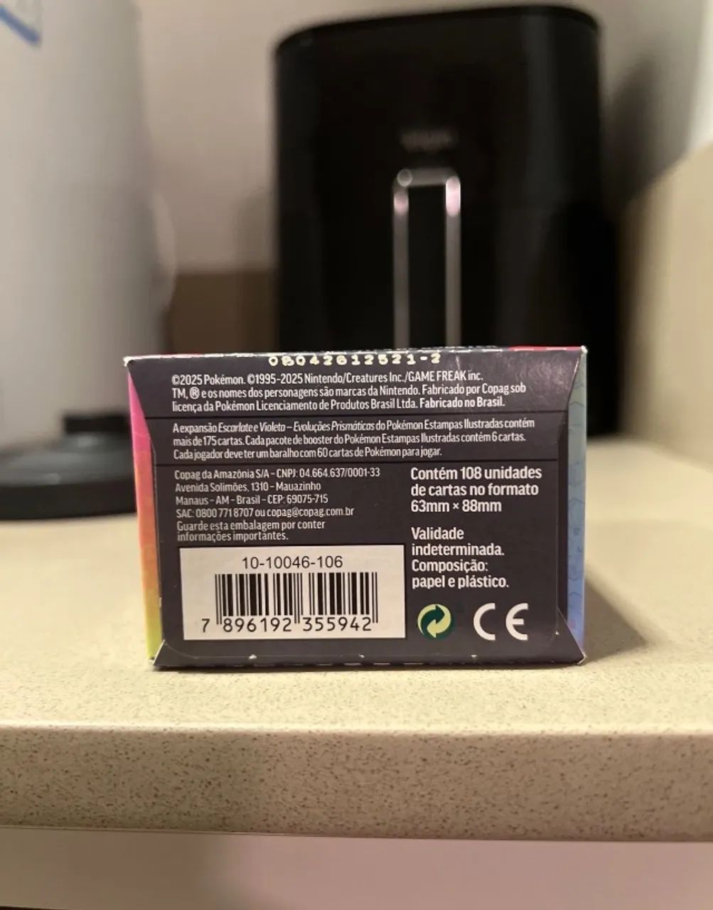 Combo de Pacotes de Booster Evoluções Prismáticas Pokémon Tcg - Foto 4