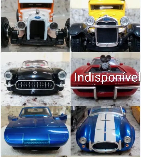 Lote  09 Miniaturas  Jada, Jada Toys, Maisto 1:24 ( c e s Caixa)