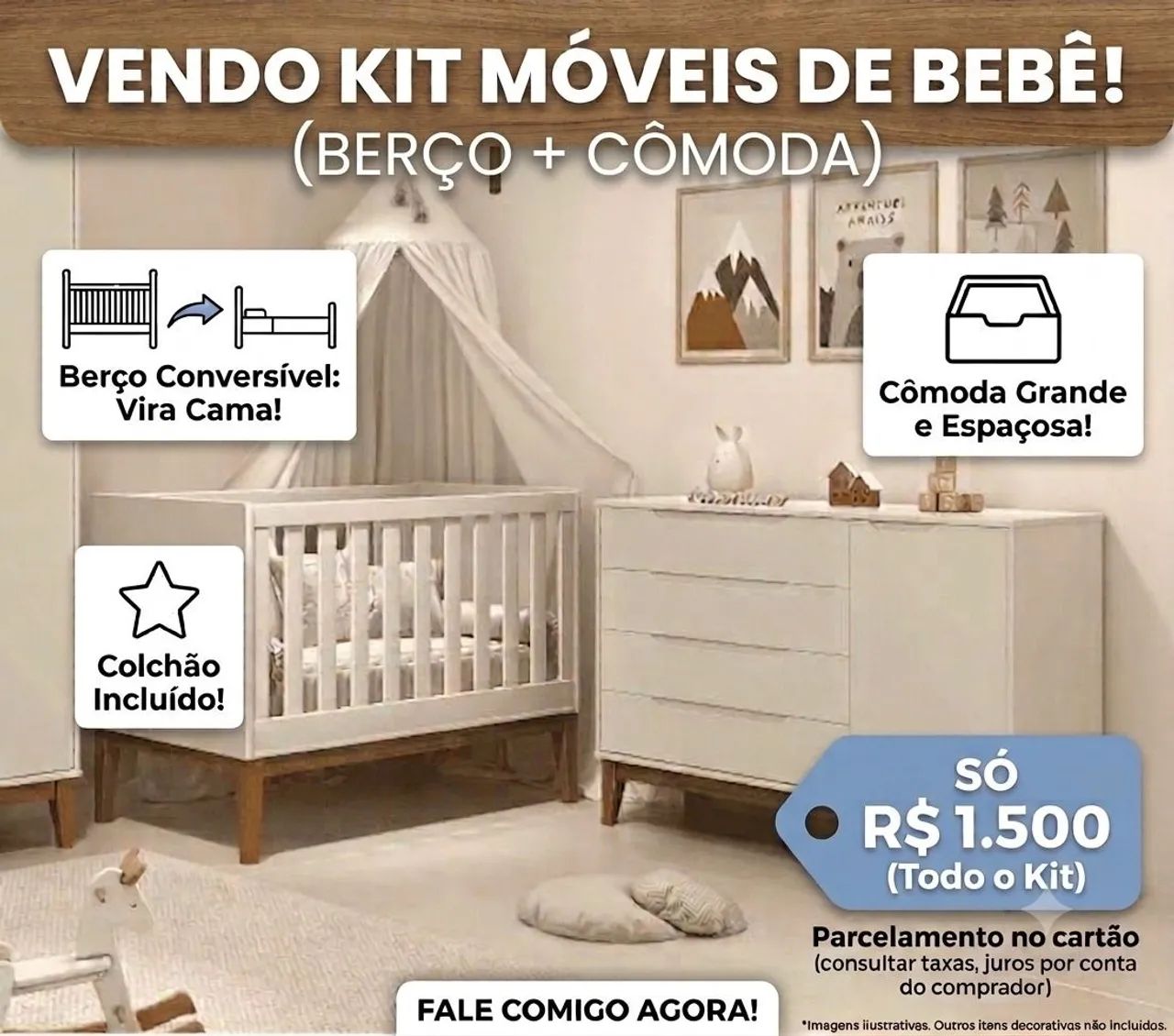 Kit de Móveis para Bebê!