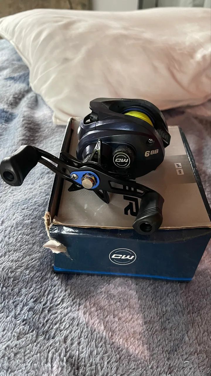 Carretilha e vara de pesca - Foto 5