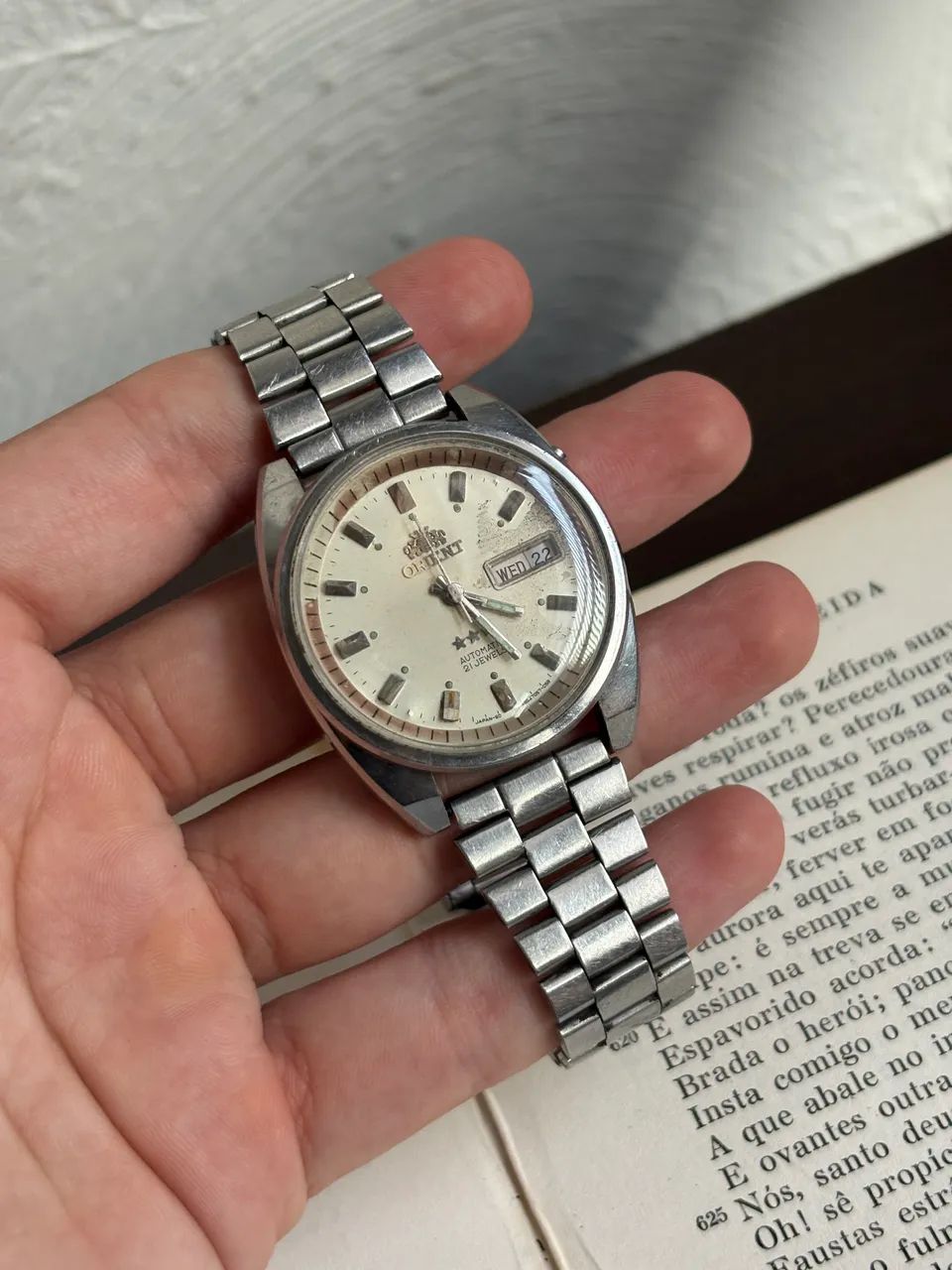 Relogio Orient 3 estrelas automático vintage - Foto 2