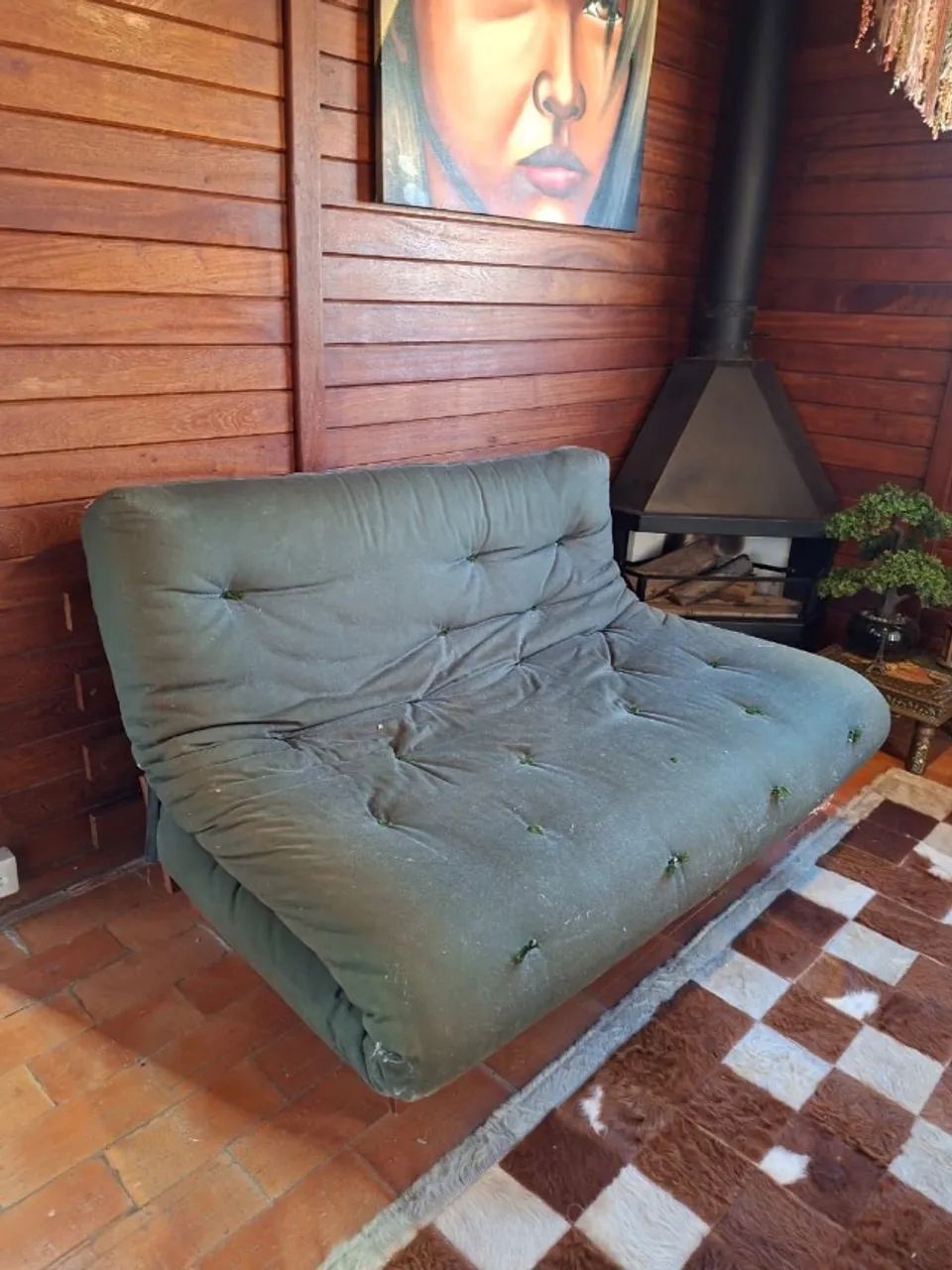 Sofa Futon Madeira Madeira Maravilindo