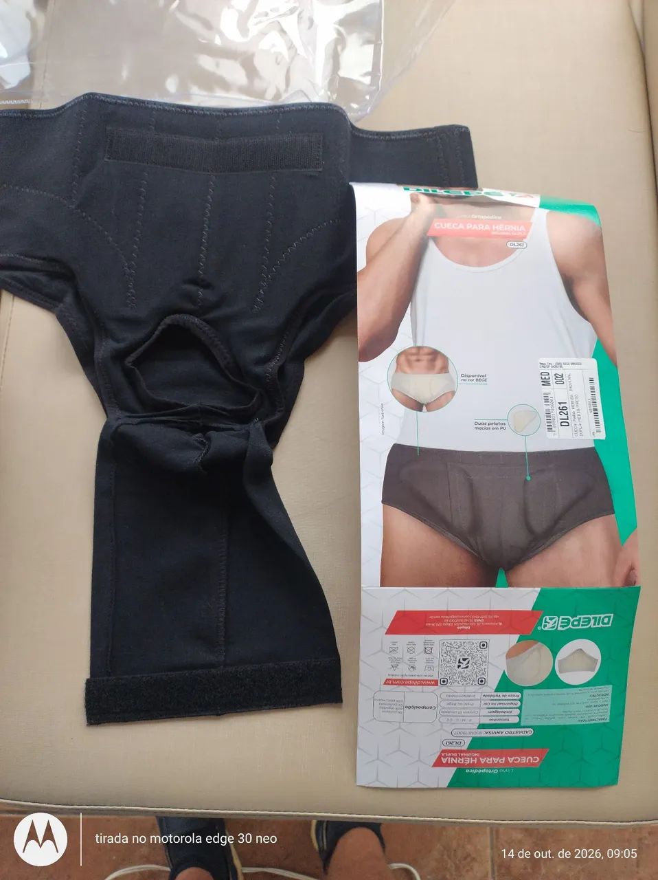 Cueca pra hérnia 