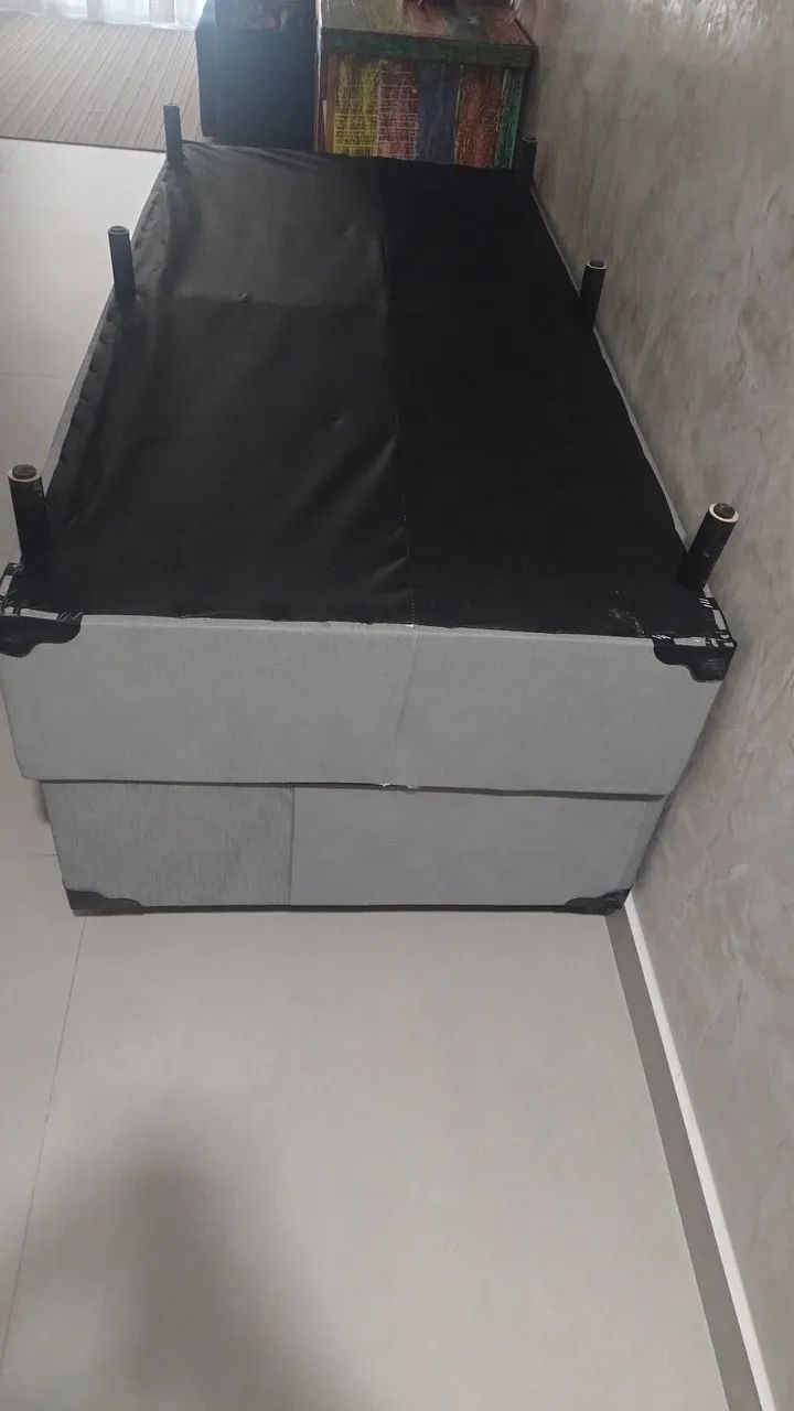 2 camas box solteiro sem colchão  - Foto 3