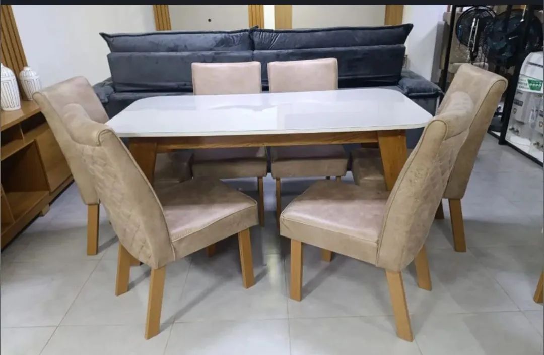 Mesa de jantar Milão com 6 cadeiras NOVIDADE 
