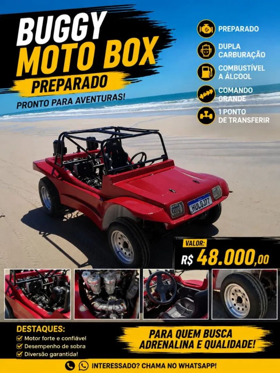 Volkswagen Buggy 1.6 8V Gasolina 2P Manual 1990