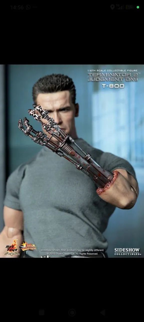 Terminator T800 hot toys - Hobbies e coleções - Centro, Ubatuba