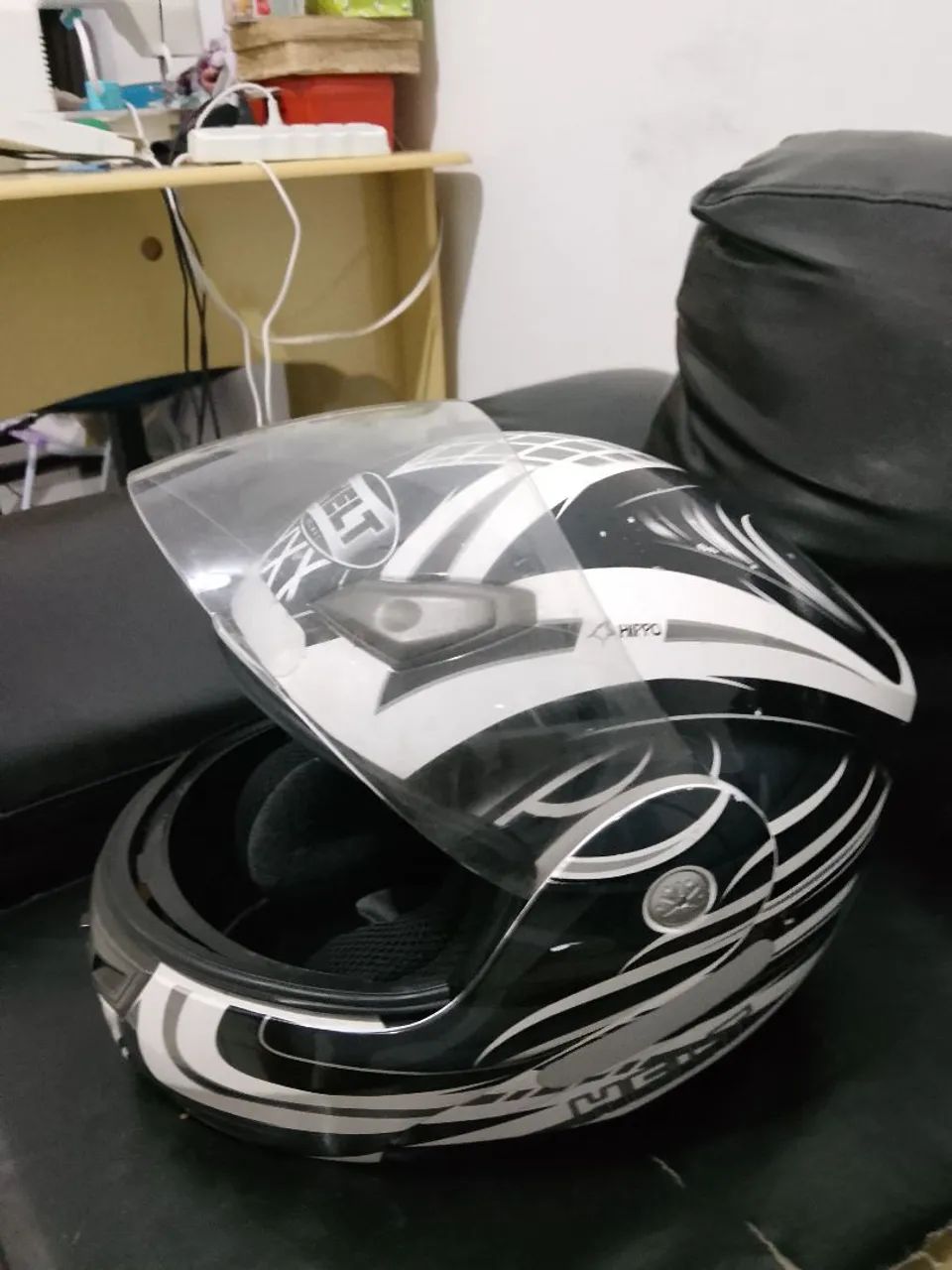 Capacete helt articulado 