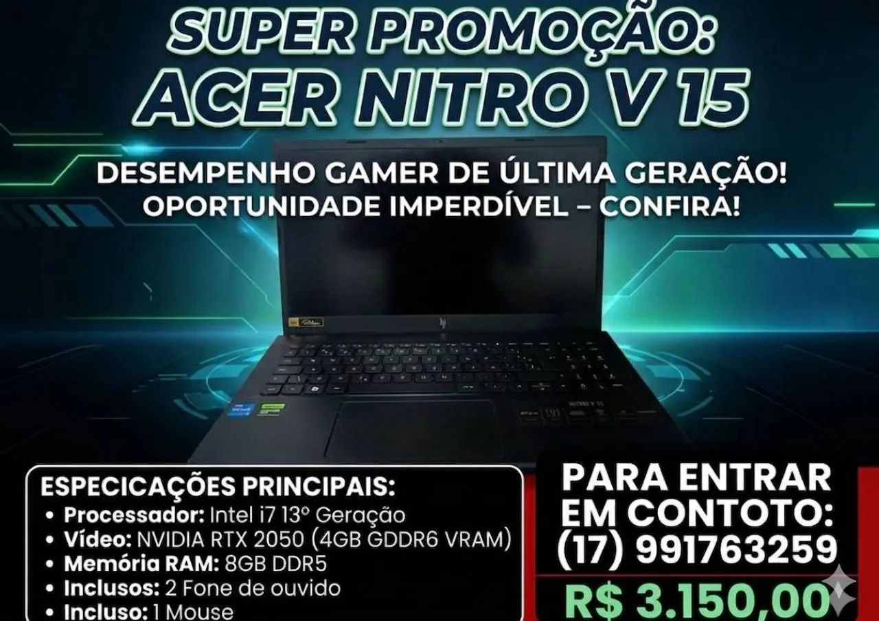 NOTEBOOK ACER NITRO V15