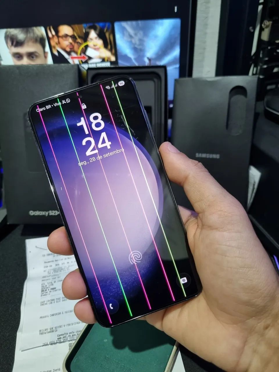 S23 plus nota fiscal e caixa  - Foto 3