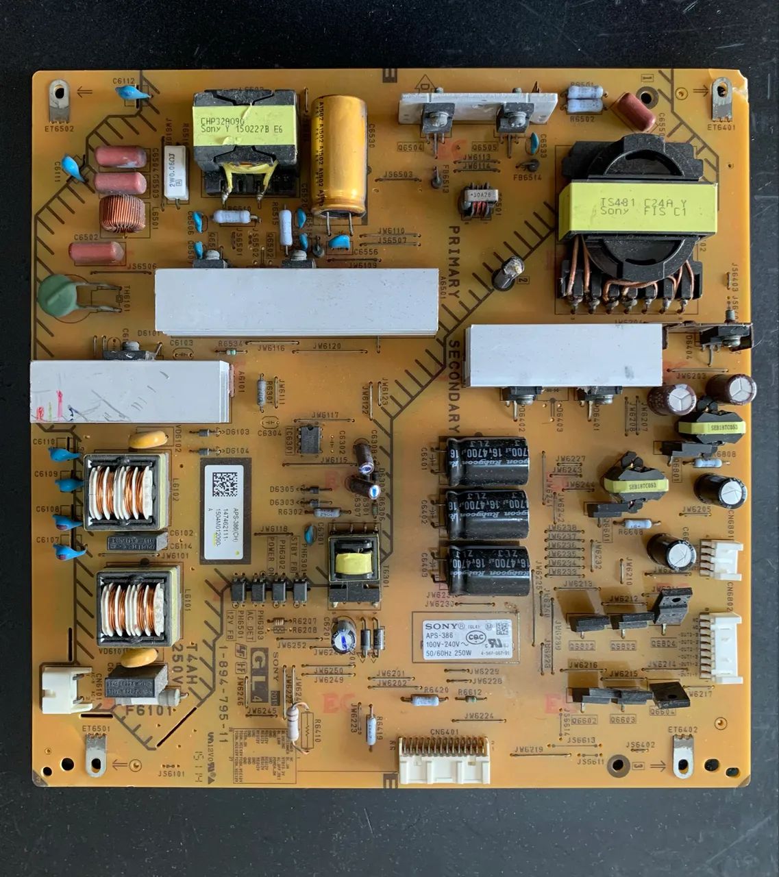 Placa Fonte Tv Sony APS-386