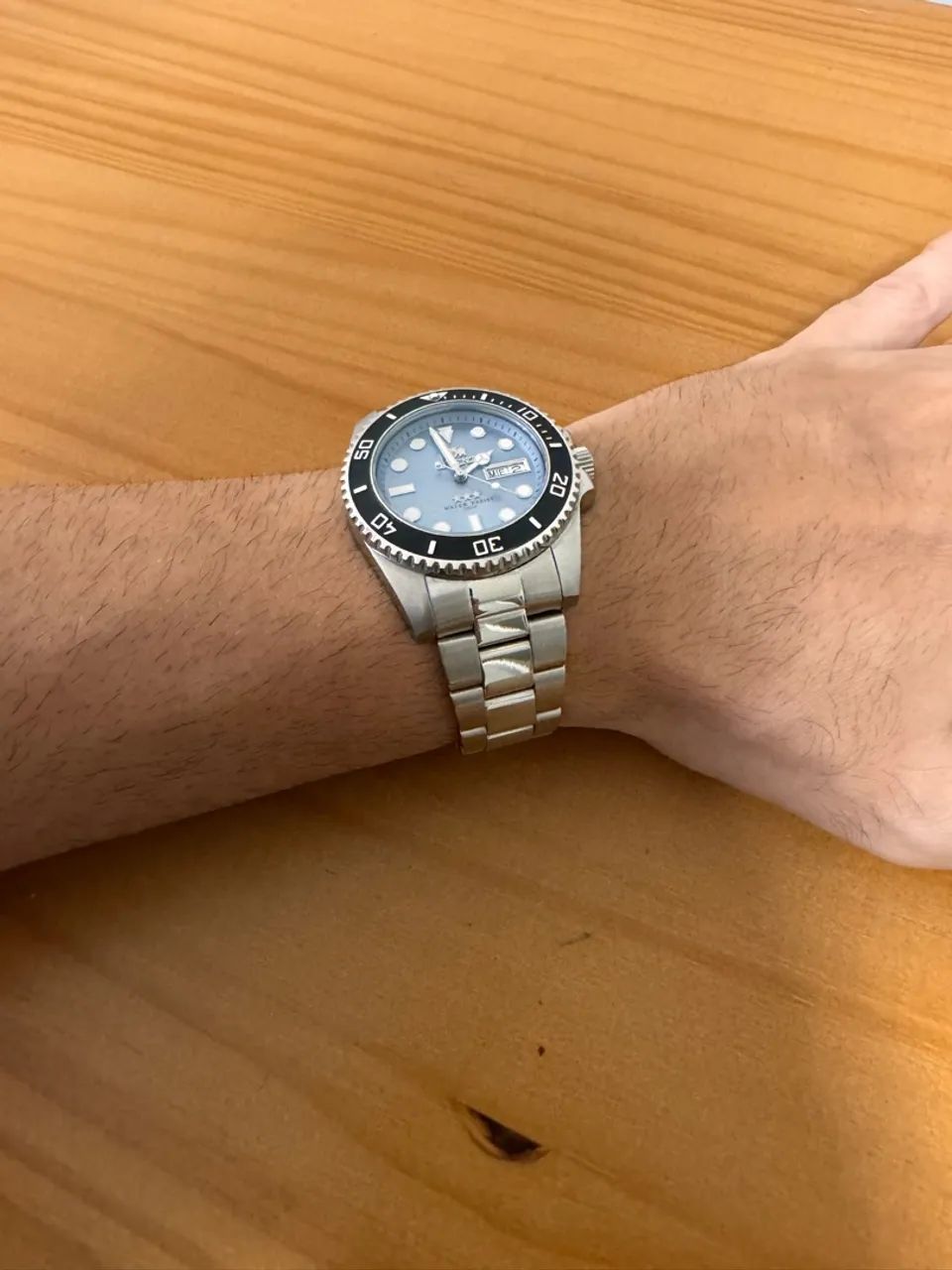 Relógio Orient 3 Estrelas Automático Azul - 42 mm - Original - Foto 3
