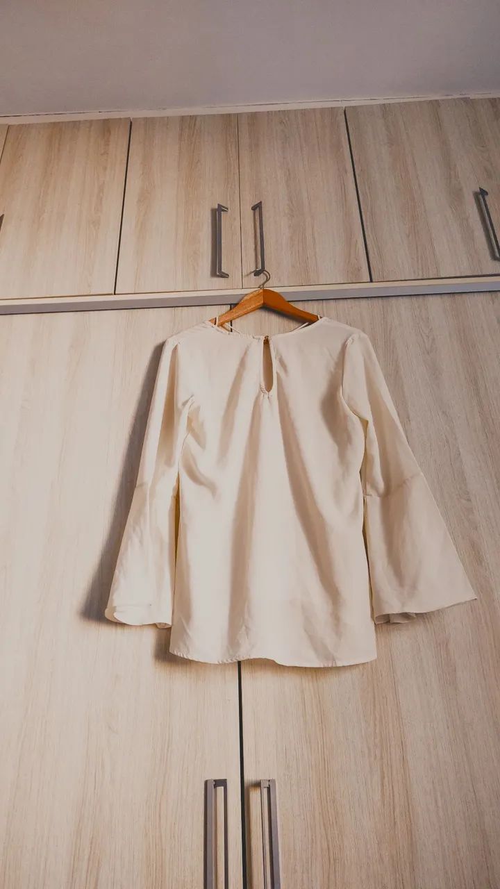 Blusa tipo bata com mangas 40 - Foto 3