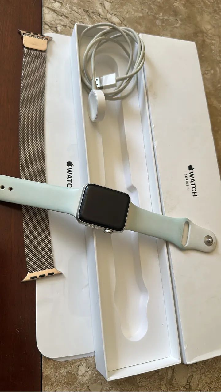 Apple Watch Series 3 42mm Prata Conservado - OLX Pay - Prata