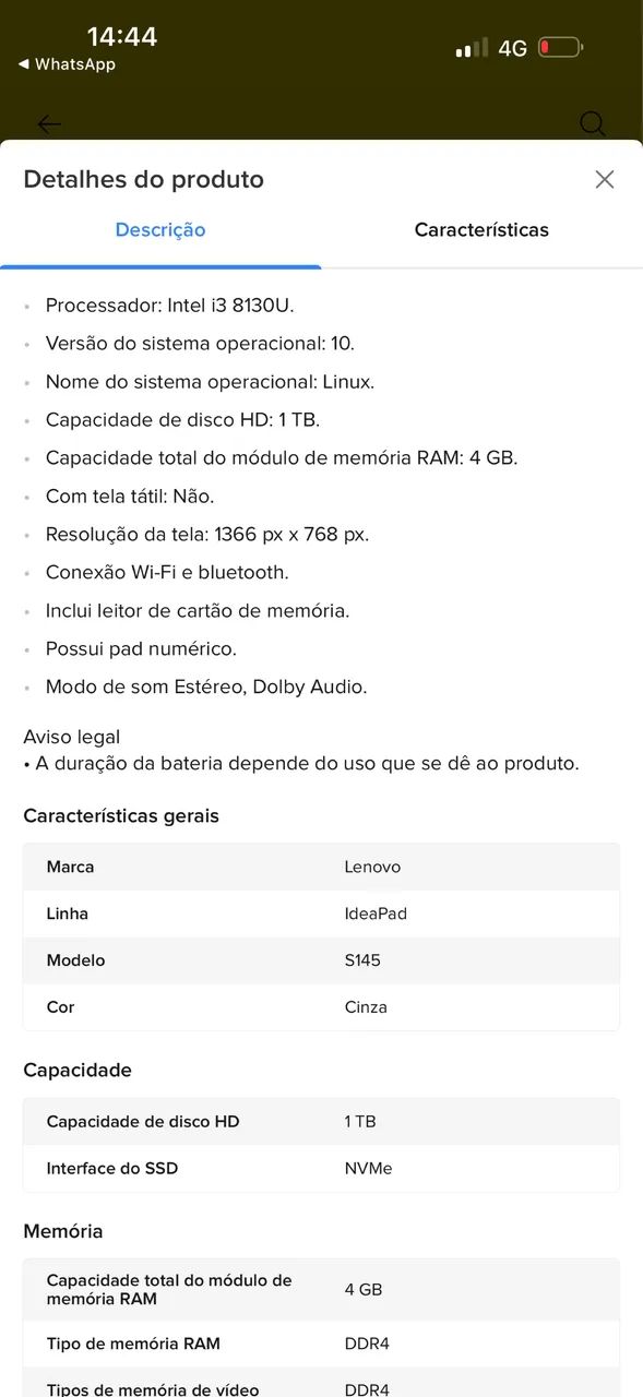 Notebook  Lenovo  - Foto 4