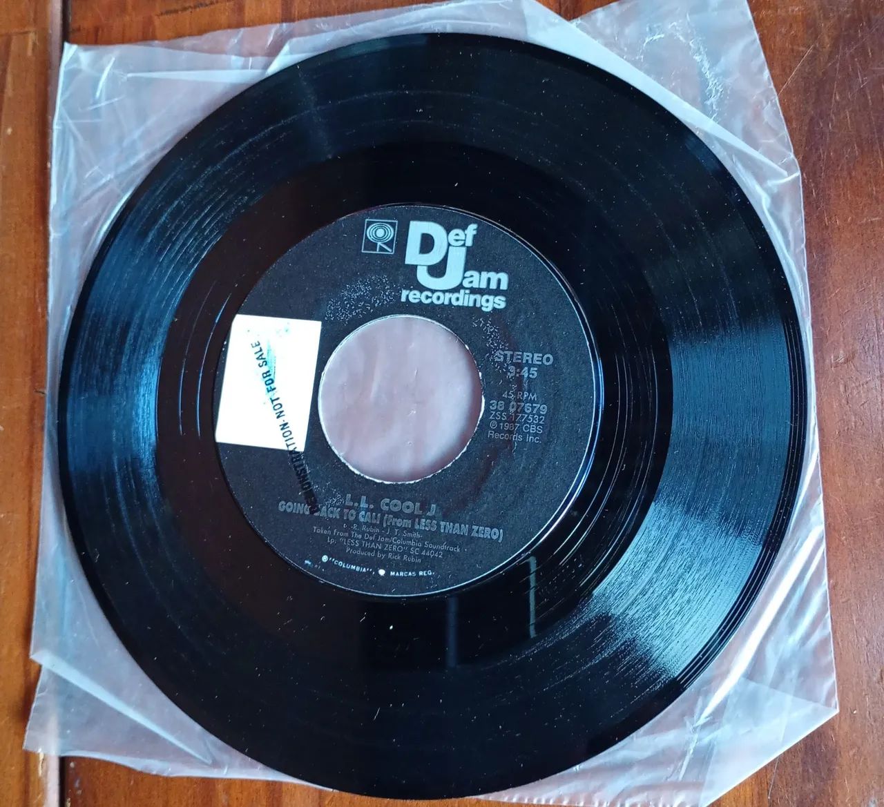 Vinil LL Cool J - Going Back to Cali Compacto 7 polegadas