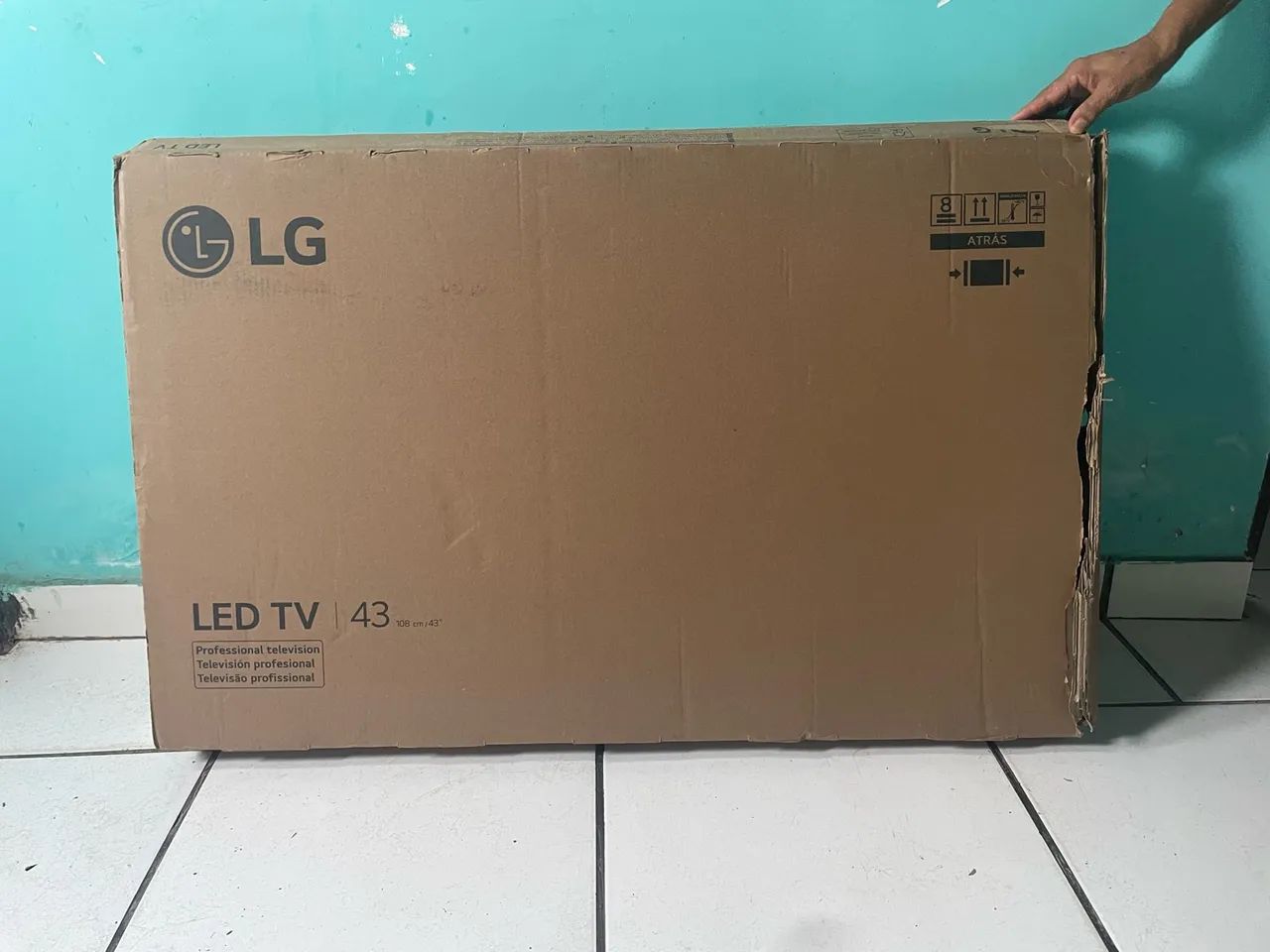 Televisão LG 43 Quebrada