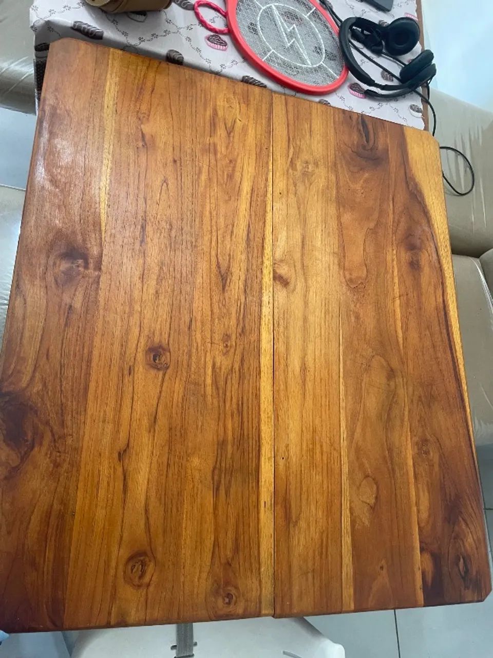 Mesa de madeira quadrada  - Foto 2