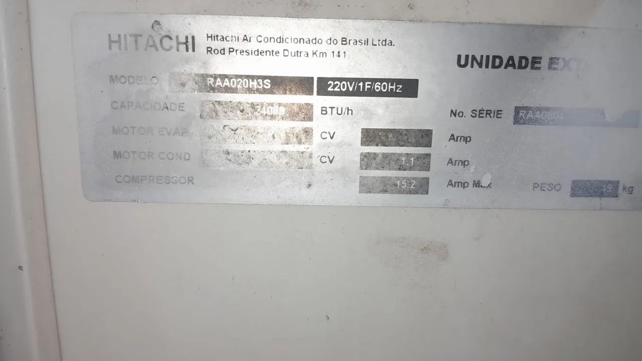 Ótimo split Hitachi 18000btu funcionando bom estado - Foto 4