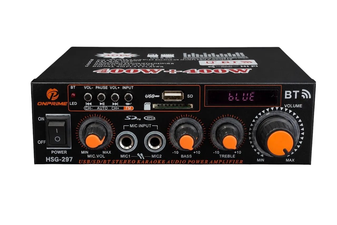Amplificador Bluetooth OnPrime HSG-297 - Foto 4