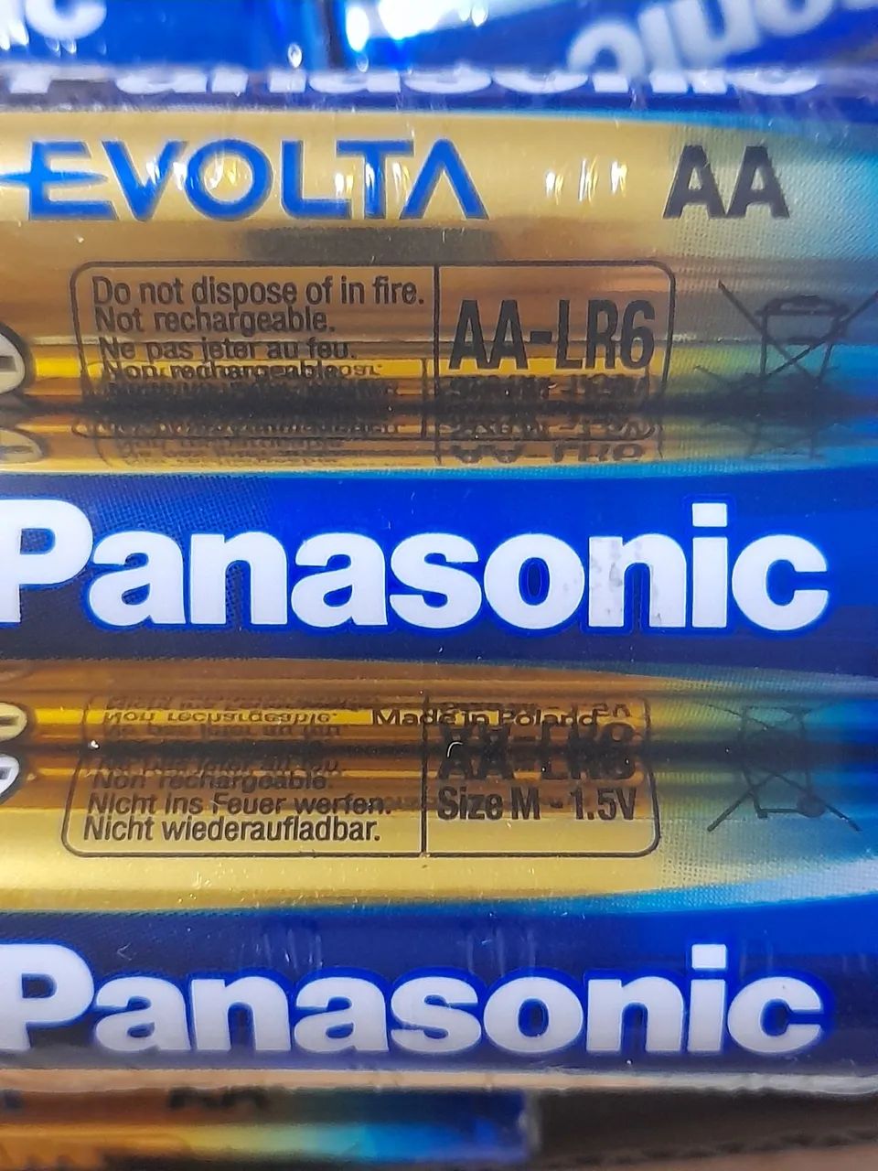 Pilhas Panasonic alcalinas não carregave1.5v lr6 Preço 60,00 a caixa com 48 unidades  - Foto 4