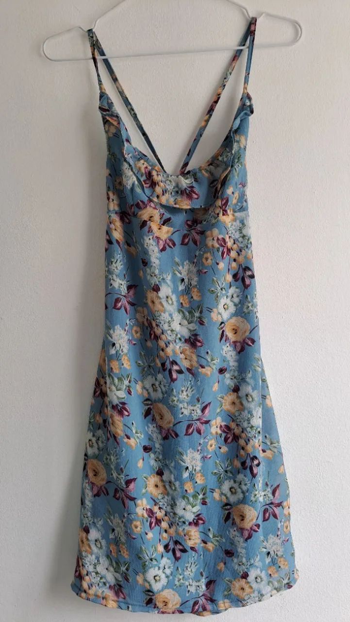 Vestido estampado crepe - Foto 2