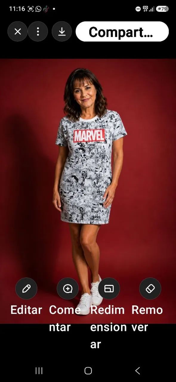 Vestido da Marvel - Foto 5