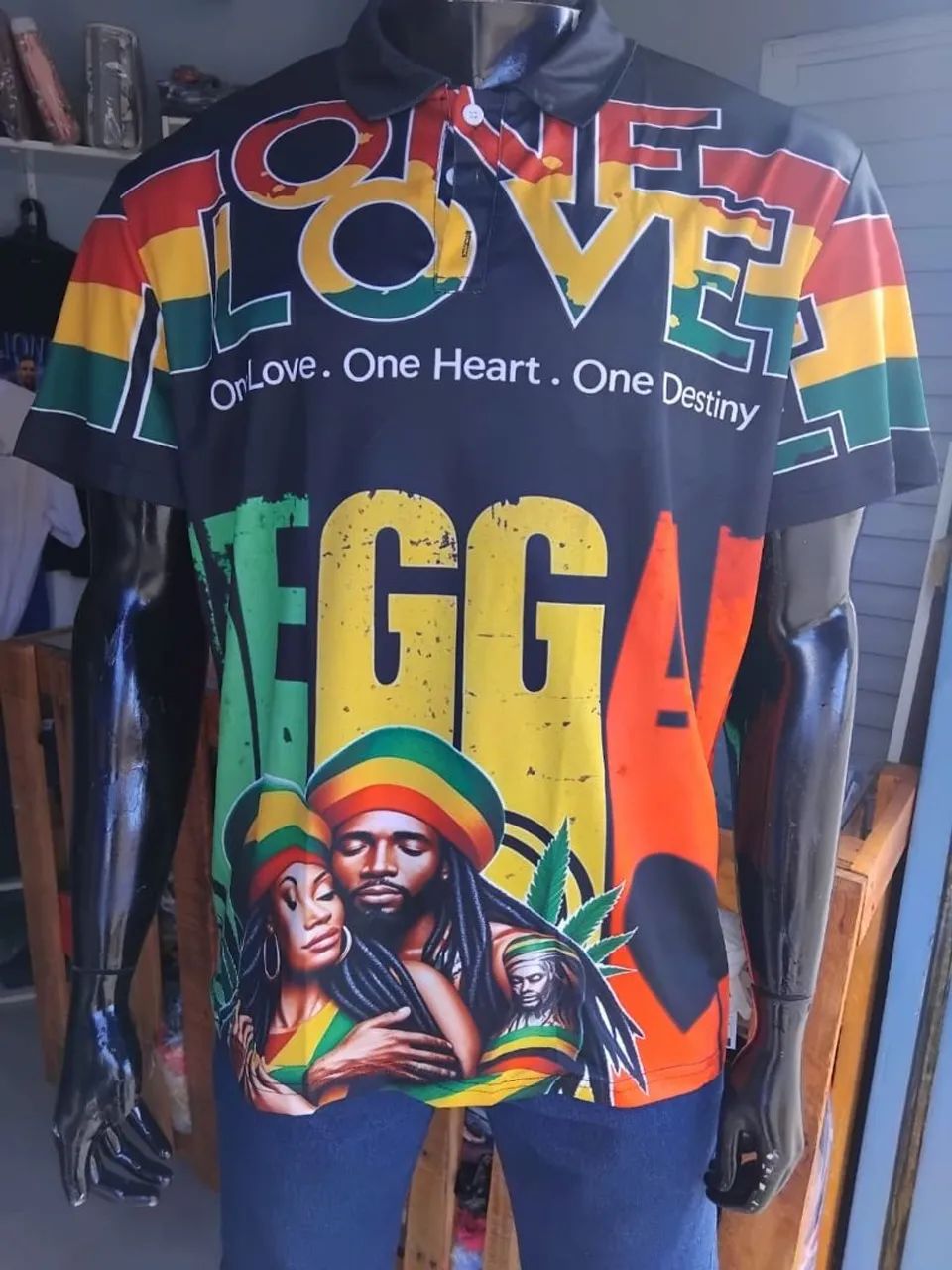 Camisas de reggae 