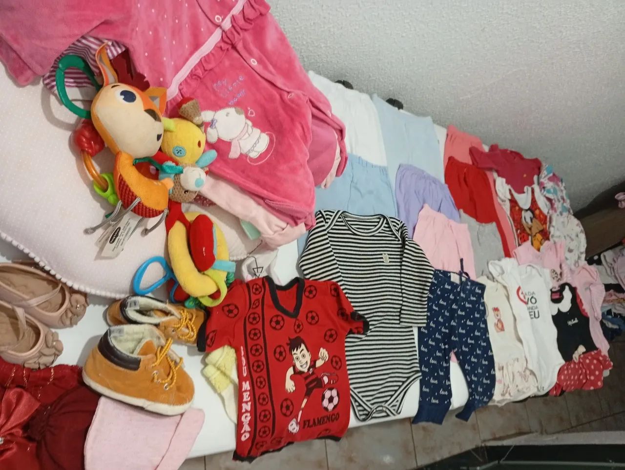 Roupas de bebê feminina com almofada grande - Foto 4