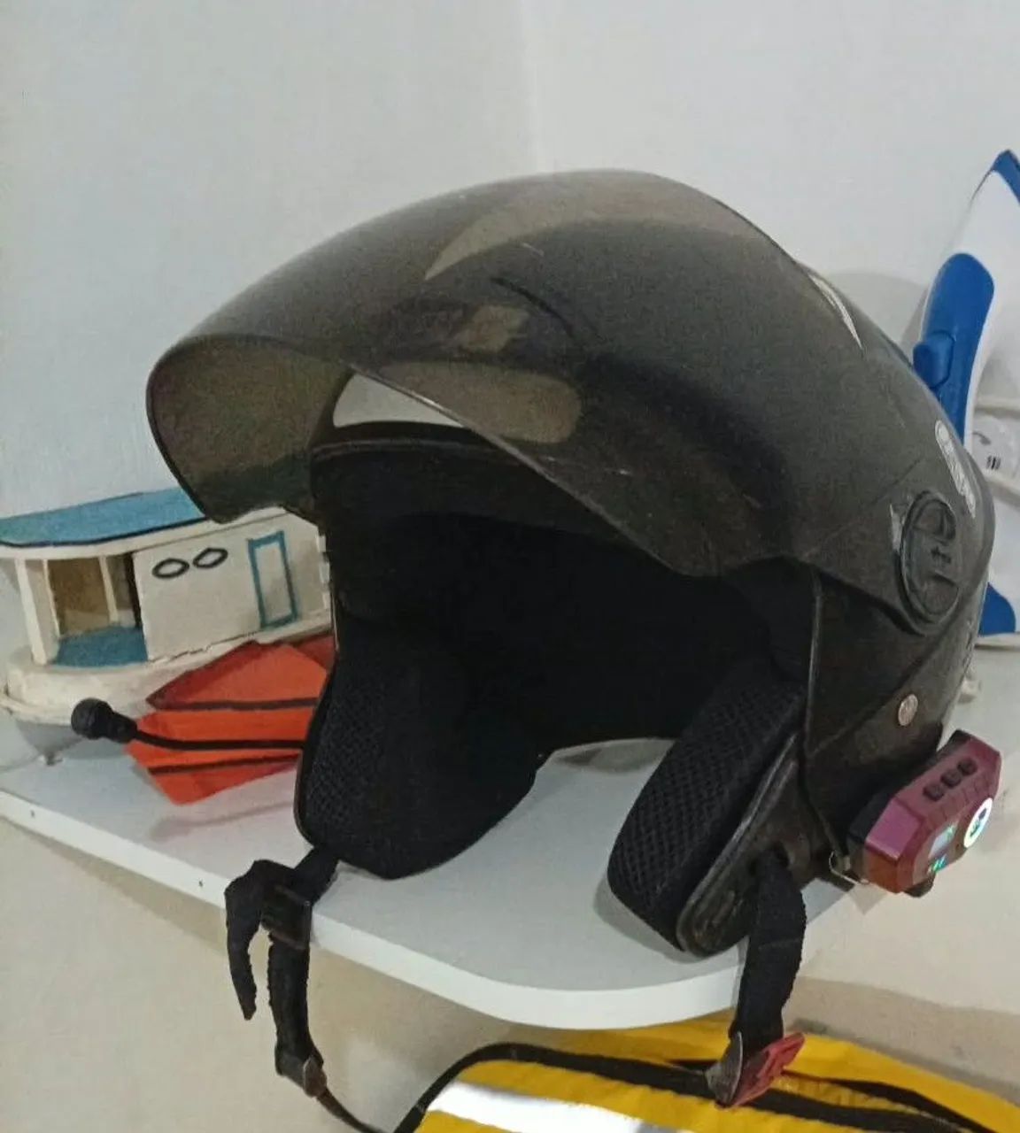 Capacete com intercomunicador  - Foto 2